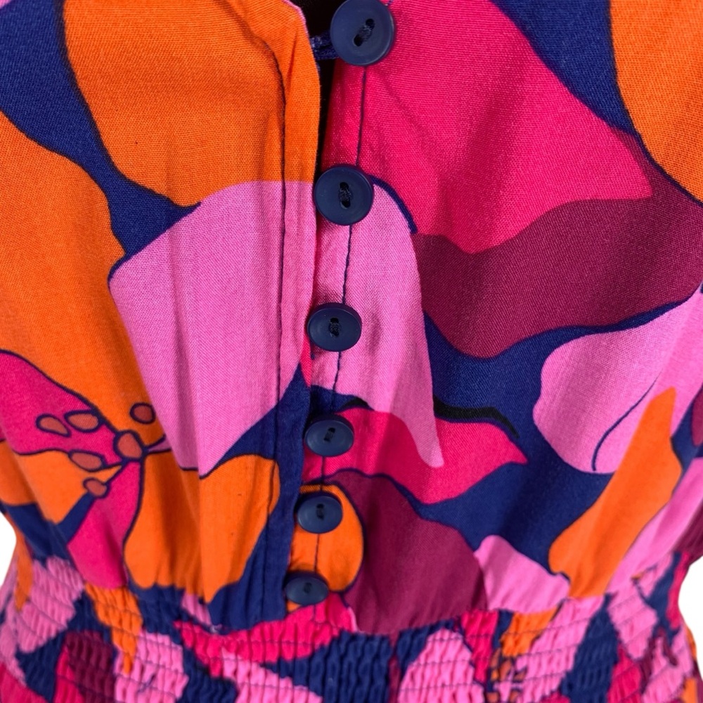 ABEL THE LABEL Vibrant Pink and Orange Women's Dress size small - Picture 13 of 16